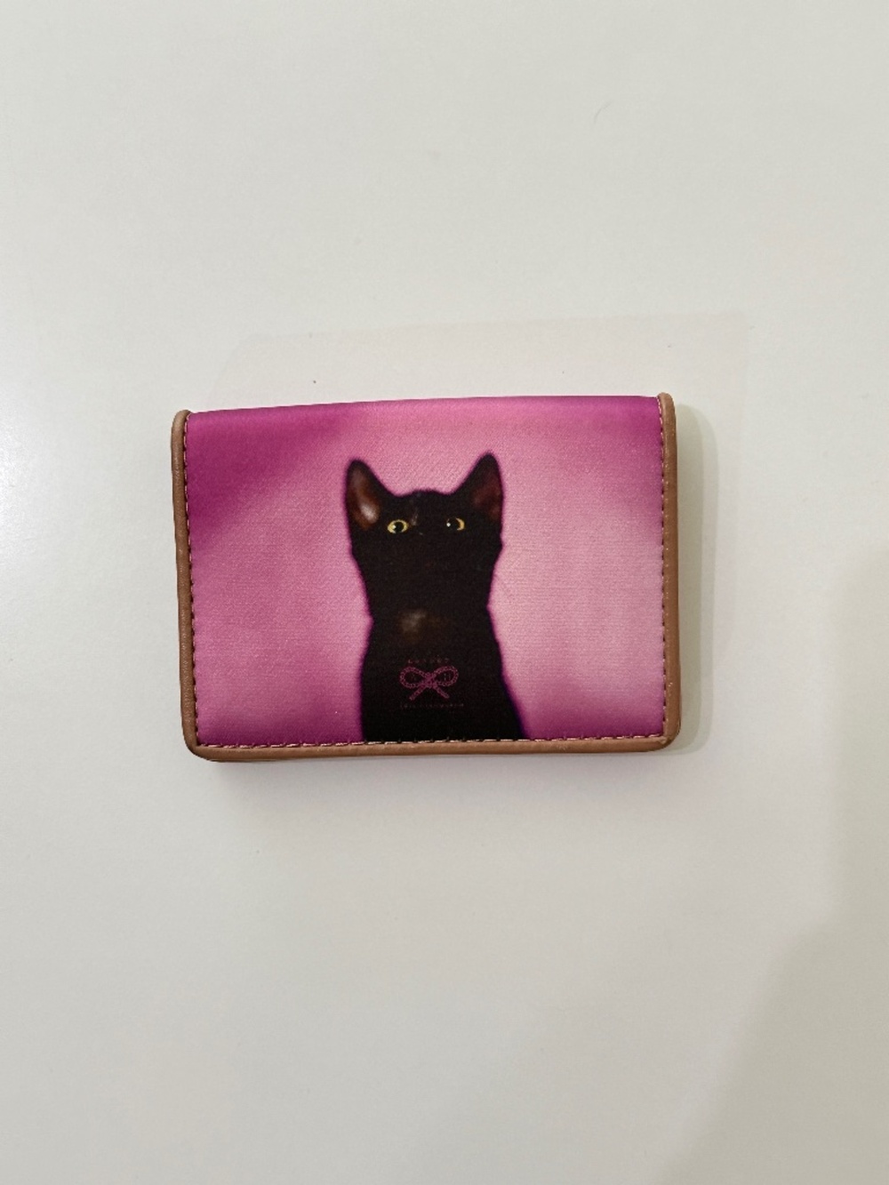 Anya Hindmarch Black Cat Coin Purse and Card Holder
